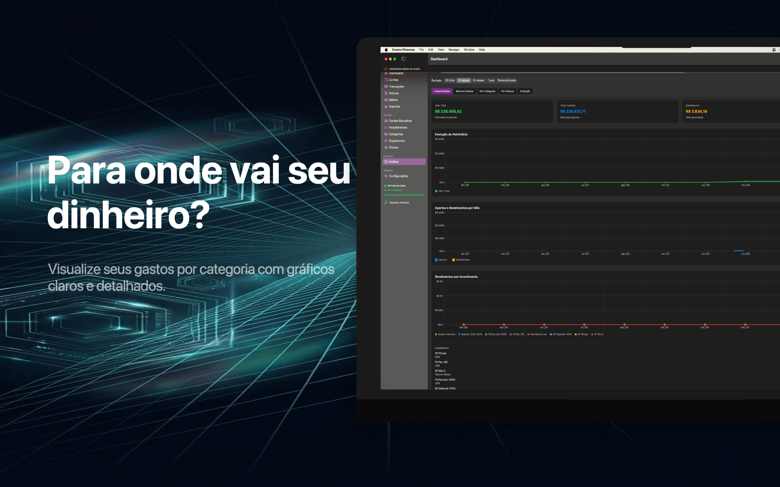 Relatórios avançados